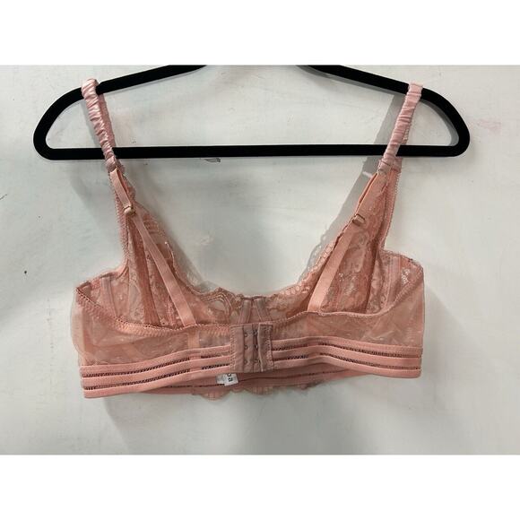 Guoeappa Womans Lace Bra Size 38DD Peach‎ Sexy Coquette - Picture 8 of 11
